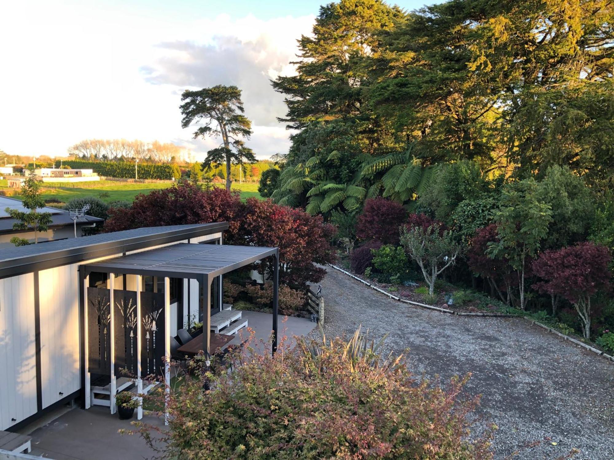 Tiny Home Luxury Farm Escape New Plymouth Egmont Village Ngoại thất bức ảnh